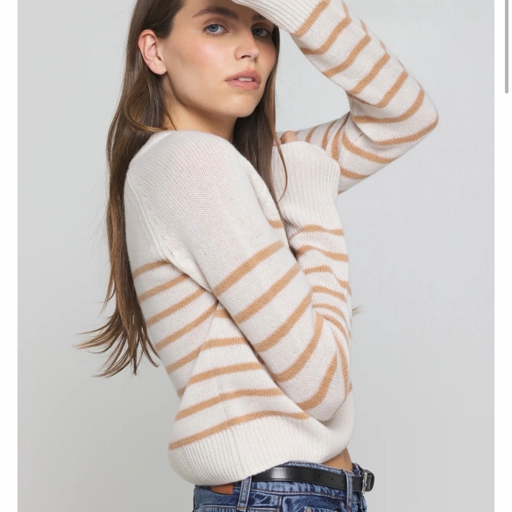 ❤️ OGD Blakely Cashmere Pullover - Ivory Combo